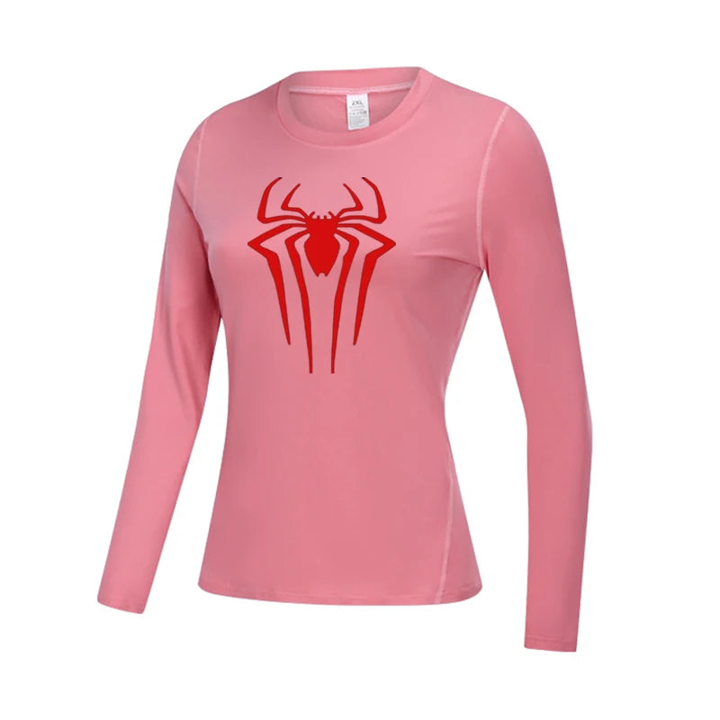 شيرت سبايدرمان نسائي