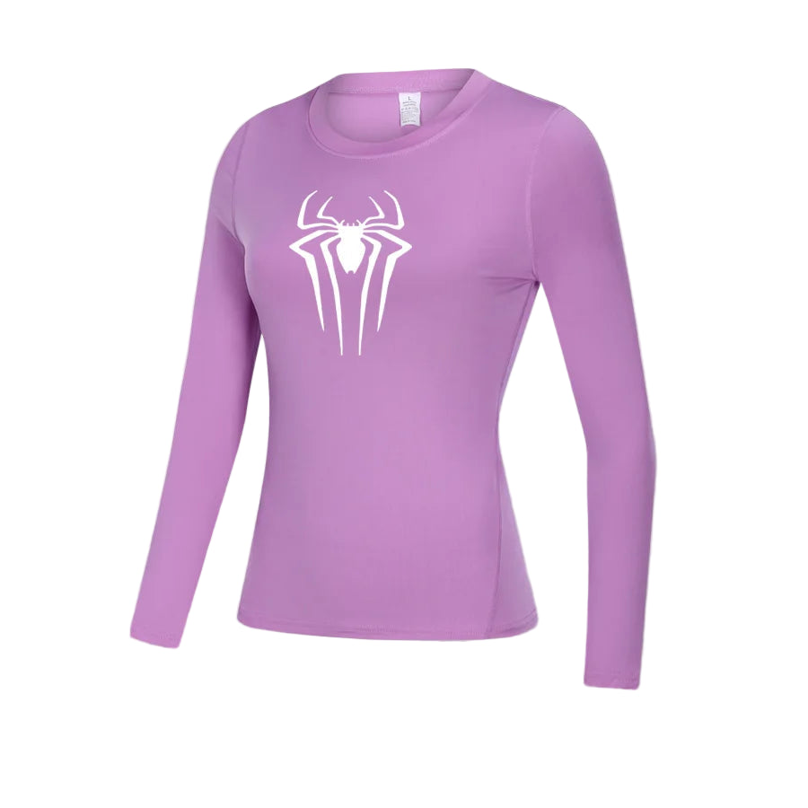 شيرت سبايدرمان نسائي