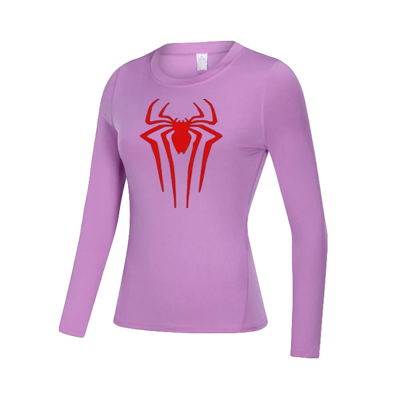 شيرت سبايدرمان نسائي